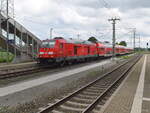 Niederbiegen am 22.06.2021 mit 245 035 vor RE in Richtung Friedrichshafen